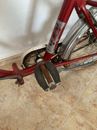 Bicicleta Antigua GAC Roja para Niños/as