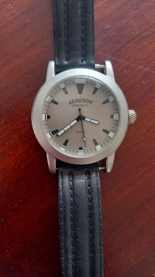 Reloj Jameson Correa Negra y Plata