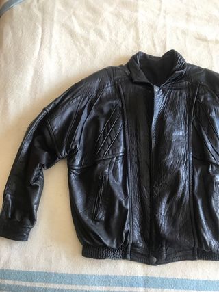 Cazadora de piel auténtica años 80