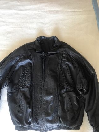 Cazadora de piel auténtica años 80