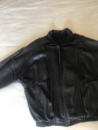 Cazadora de piel auténtica años 80