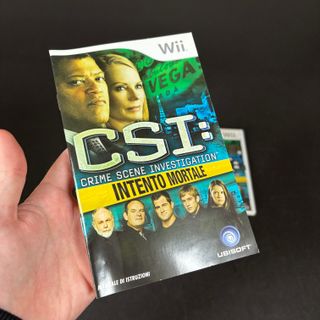 CSI Intento Mortale Nintendo Wii