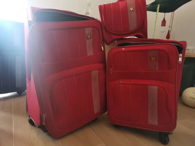 Set Valigie Roncato Rosse