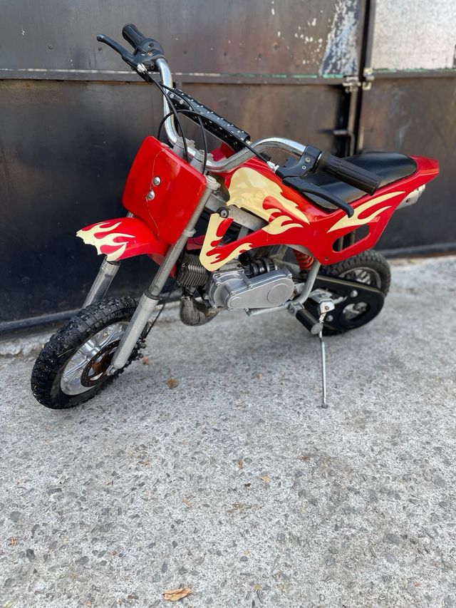 Mini Moto Cross Roja
