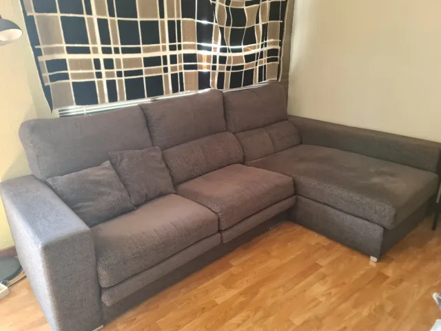 Sofá comedor chaiselongue tela