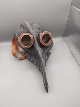 Máscara látex de Dr. de la peste Halloween - Nueva