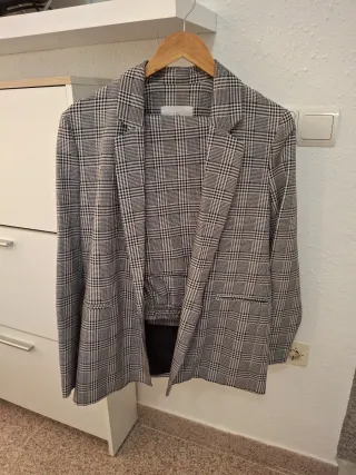 Traje de chaqueta a cuadros