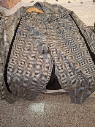Traje de chaqueta a cuadros