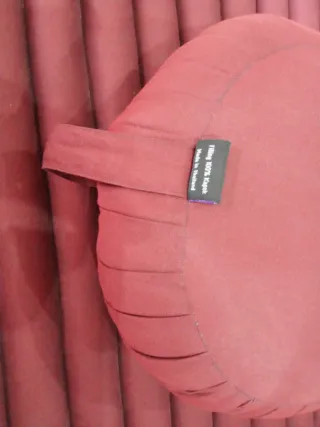 Set meditación cojín y colchoneta burdeos