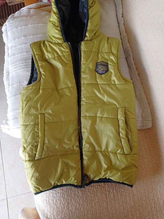 Chaleco niño reversible con capucha, 12 años