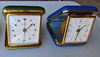 Reloj de viaje vintage Kienzle y Veglia