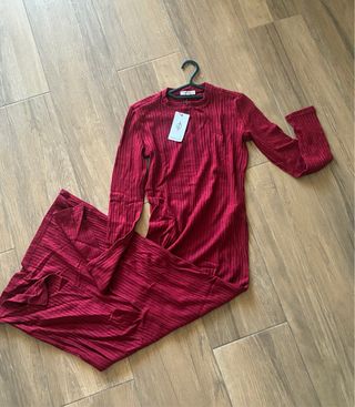 Vestido largo Stradivarius