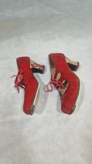 Zapatos Flamenco Begoña Cervera Rojos 36
