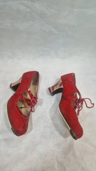 Zapatos Flamenco Begoña Cervera Rojos 36