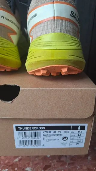 Zapatillas Salomon Thundercross Beige/Verde