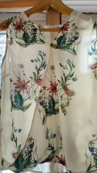 Blusa Top Cruzado Mujer Lefties Talla M