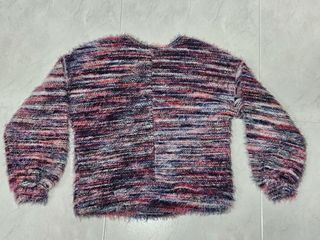 Jersey peludo multicolor talla única