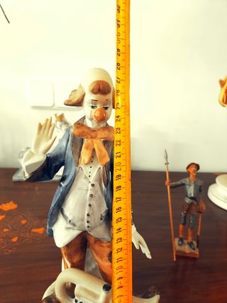 Figura payaso porcelana vintage
