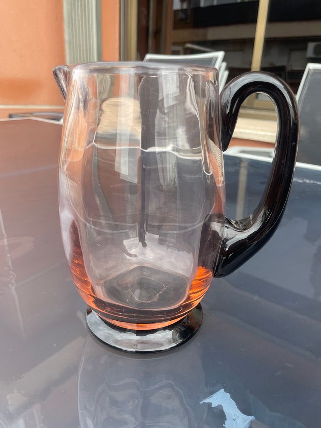 Barattolo in vetro decorativo rosa