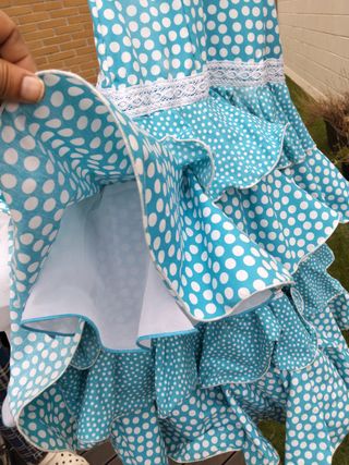 Traje de flamenca niña 10-12 años