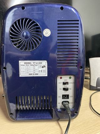 Mini Nevera Eléctrica Azul