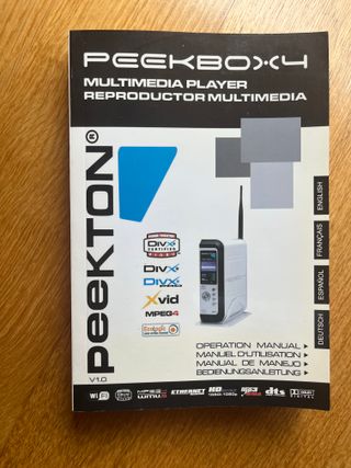 Reproductor Multimedia Peekbox 4 Wifi