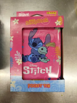 Cromos Stitch Panini Pocket Tin. 