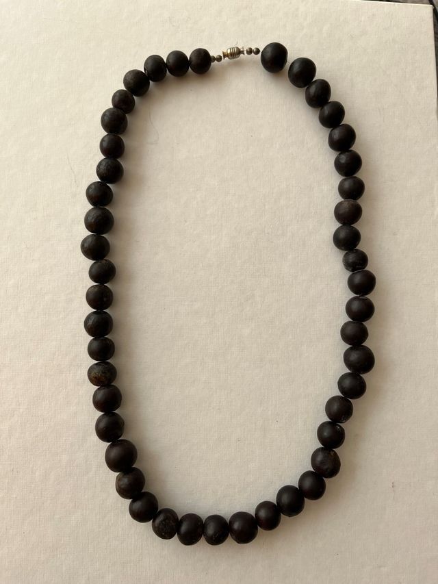 Collar Madera Fos. Negra/Marrón