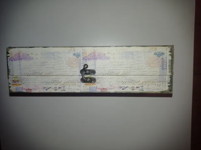 Caja joyero decorada mariposas