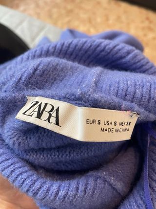 Jersey Zara cuello alto lana y elastano