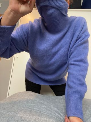 Jersey Zara cuello alto lana y elastano