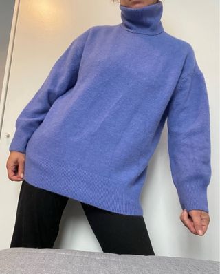 Jersey Zara cuello alto lana y elastano