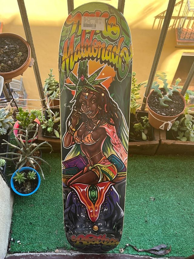 Bootleg skateboard Deck Rasta Queen Mike Maldonado