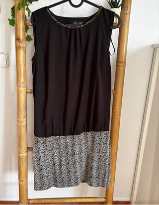 Vestido negro con lentejuelas 