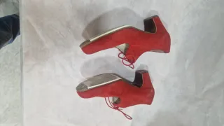 Zapatos Flamenco Begoña Cervera Rojos