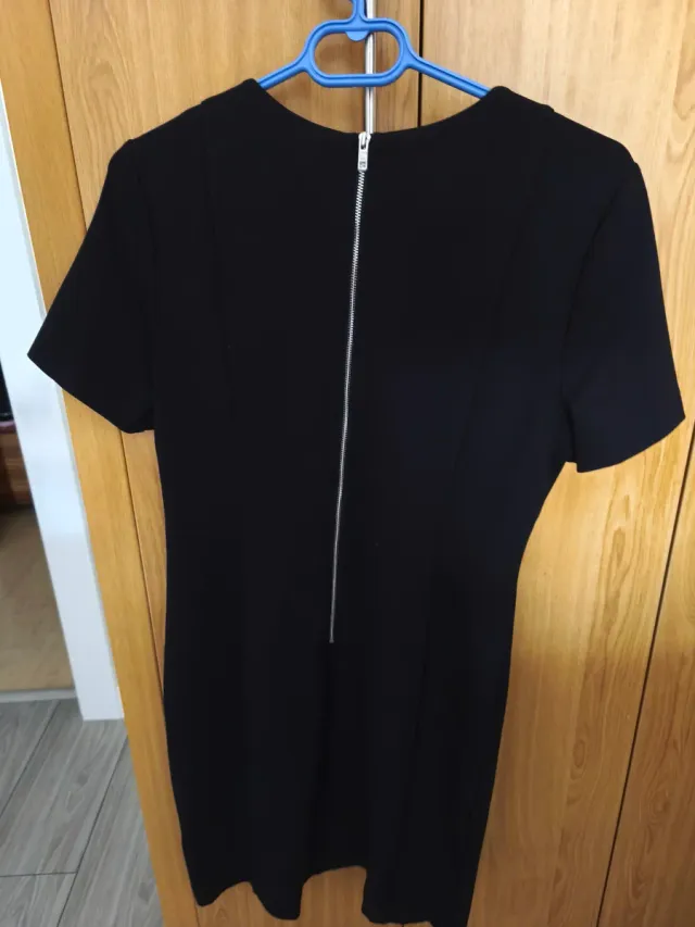 Vestido Negro Calvin Klein Talla 38 Nuevo