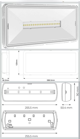 Luz de emergencia OSRAM LUXPOINT