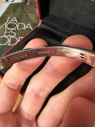 Pulsera Cartier Love Diamantes, tamaño 18-19 