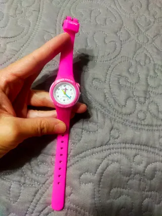 Reloj infantil Calypso rosa y blanco
