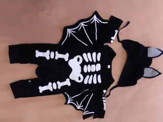 Disfraz Bebé Murciélago Esqueleto Halloween