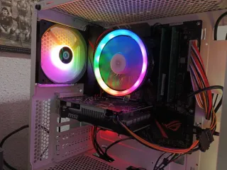PC Gaming I5 8600k GTX 1650 Blanca