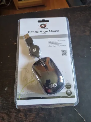 Ratón Óptico Micro Conceptronic Negro