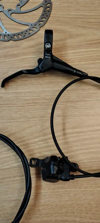 Juego Frenos Disco Bicicleta + Manetas