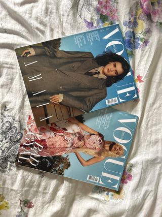 Revistas vogue amaia y bad gyal