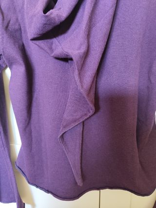 Camiseta mujer con capucha larga talla S