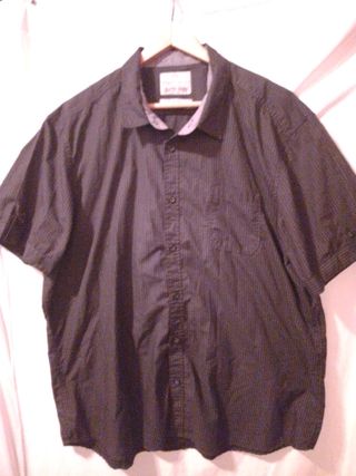 Camisa Angelo Litrico Negra Talla XXXL