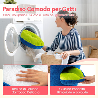 Albero per Gatti con Posatoio a Forma di Fiore, Co