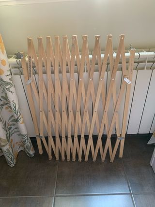 Barrera de madera extensible