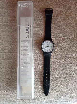 Reloj Swatch Vintage GB 419 Negro
