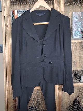 Traje Negro French Connection Talla L